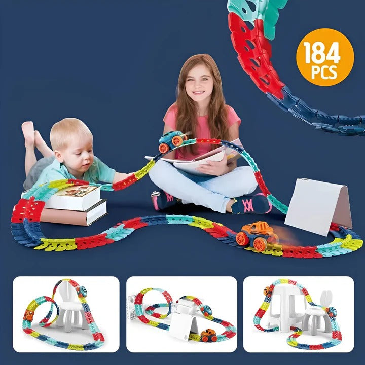 Race Track Toy for Kids Wall Climbing and Stunt Cars