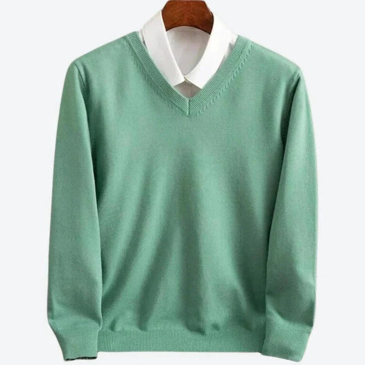 Cashmere Sweater for Men Crew Neck Pullover