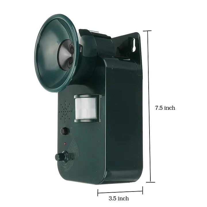 Ultrasonic Animal Repeller for Outdoor Use with Motion Sensor