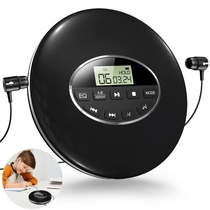 Walkman Style Personal CD Player Anti Skip for Car Use