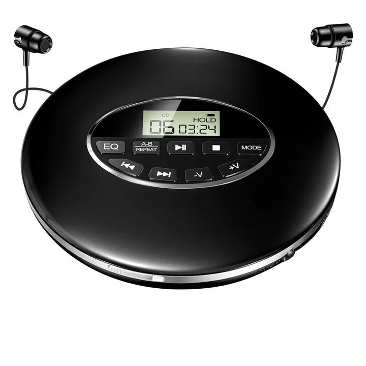 Walkman Style Personal CD Player Anti Skip for Car Use