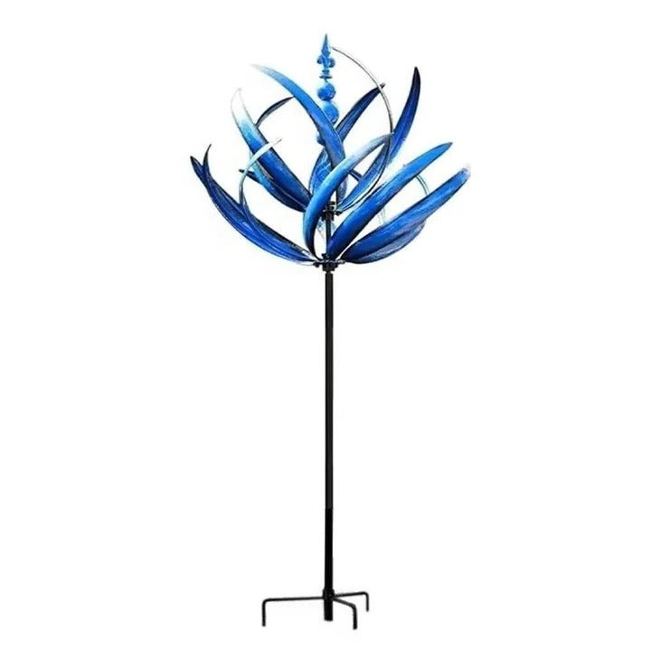 Weather-Resistant Metal Wind Spinner with Dual Directional Movement for Yards