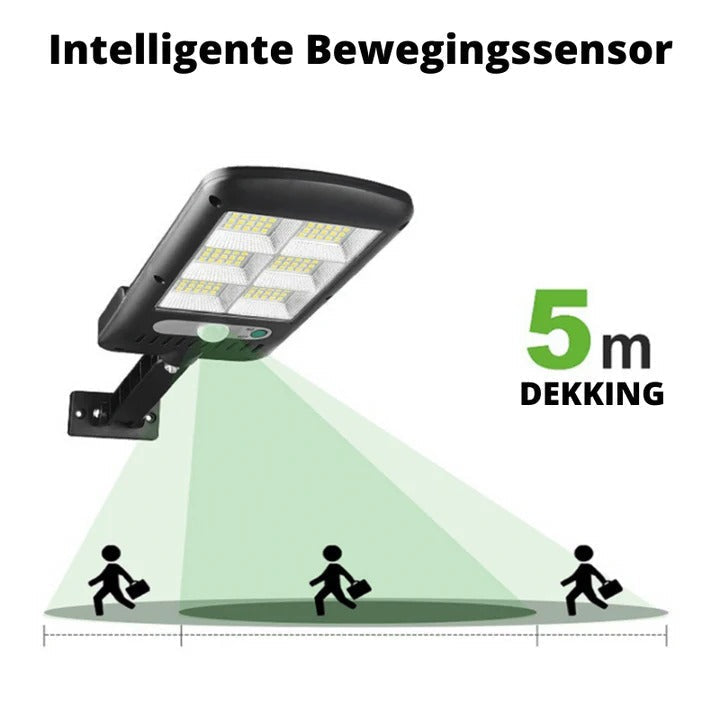 Solar Garden Light, Outdoor LED Lamp, Motion Sensor Security, 6000K Cool White