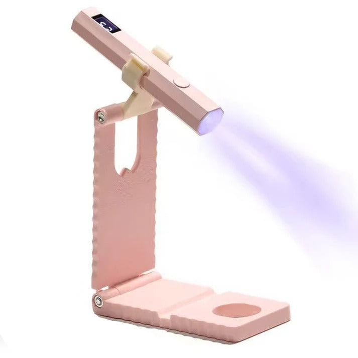 Handheld LED Lamp for Gel Nails with Minicure UV Light Technology and Rechargeable