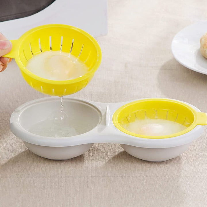 Fast Action Microwave Egg Maker for Hard or Soft Boiled Eggs