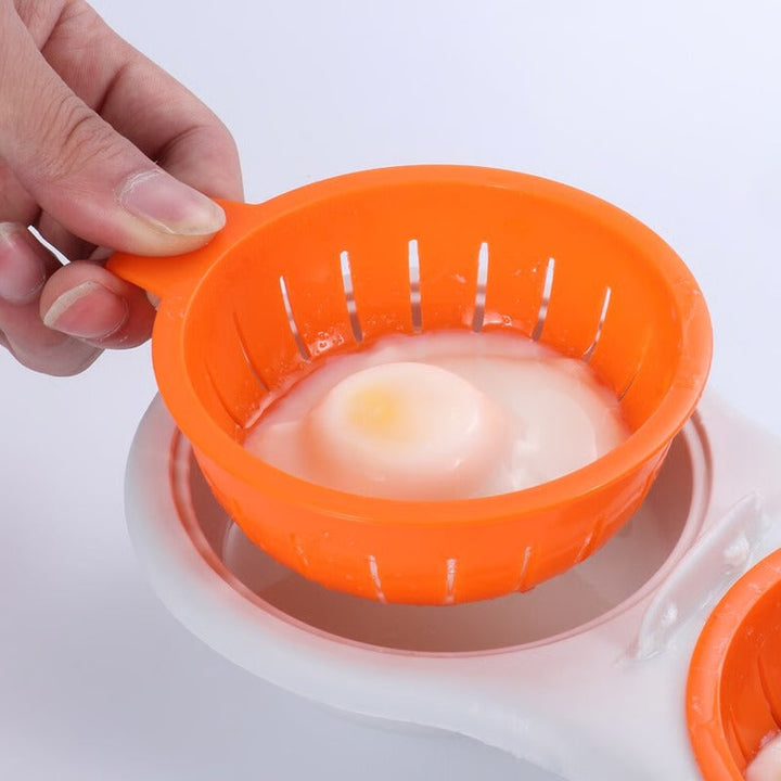 Fast Action Microwave Egg Maker for Hard or Soft Boiled Eggs