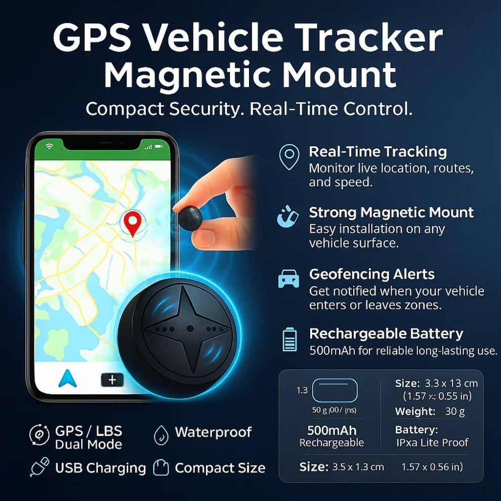 Magnet Car Tracker and GPS Tracking Mount