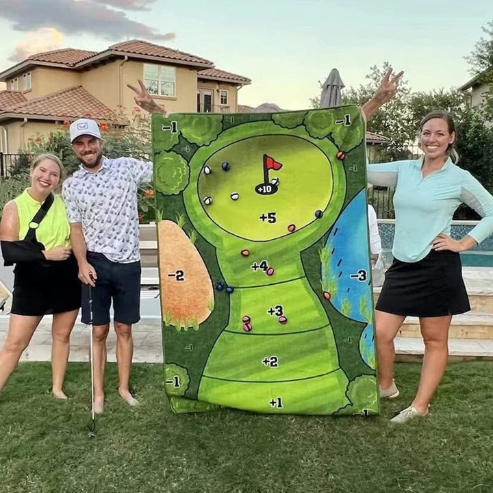 Tabletop Golf Practice Set with Adhesive Target Base