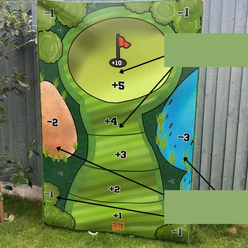 Tabletop Golf Practice Set with Adhesive Target Base