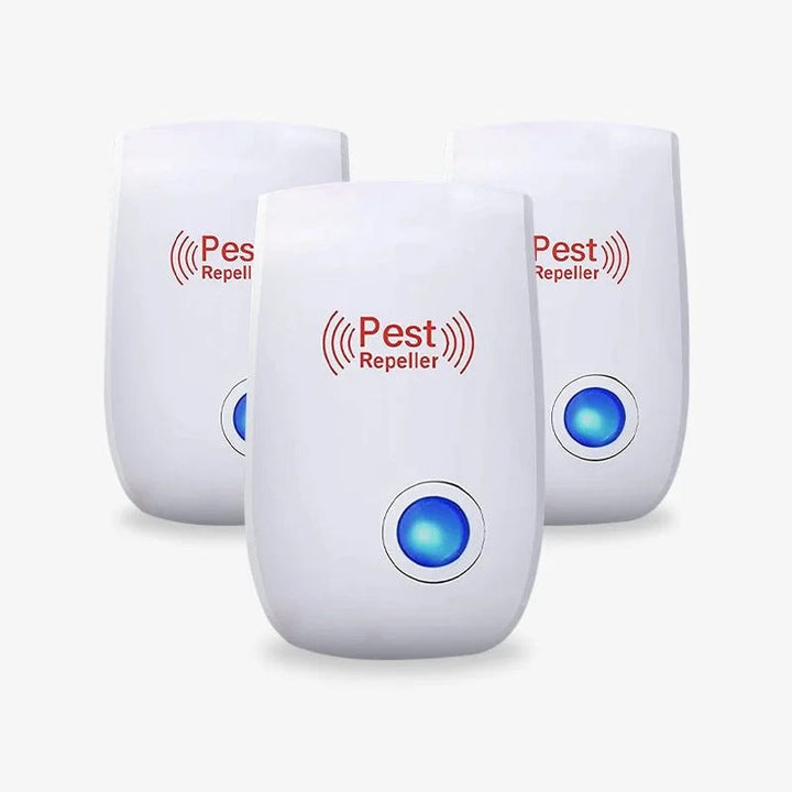 Plug-In Ultrasonic Pest Deterrent with Silent Fly and Insect Control