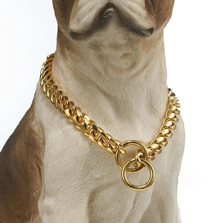 Adjustable Stainless Steel Chain Collar for Dogs