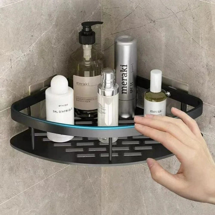 Curved Corner Shower Caddy for Bathroom