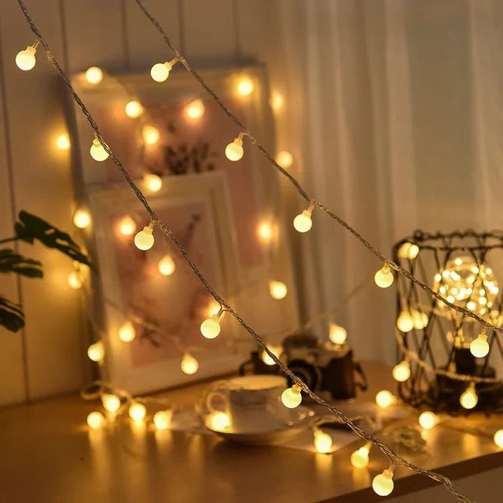 Solar-Powered Fairy Lights For Outdoor Use