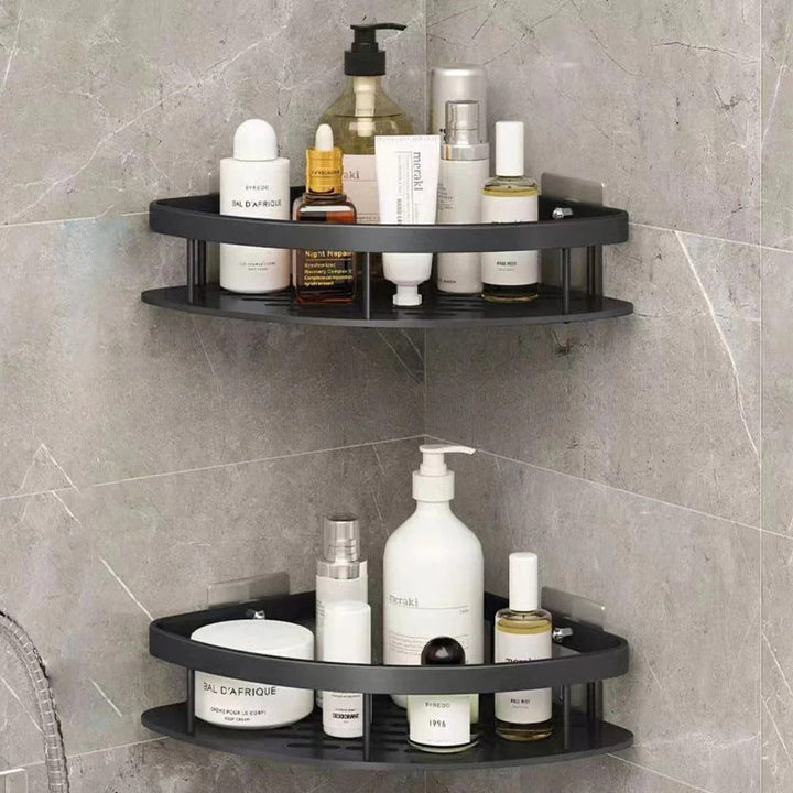 Curved Corner Shower Caddy for Bathroom