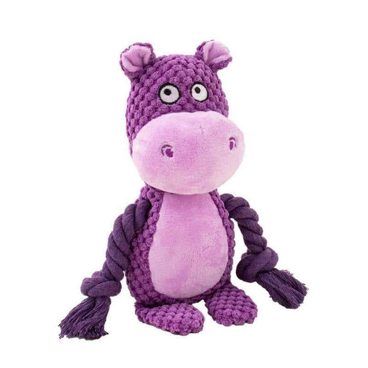 Durable Squeaky Octopus Dog Toy with Crinkle Texture for Chewing