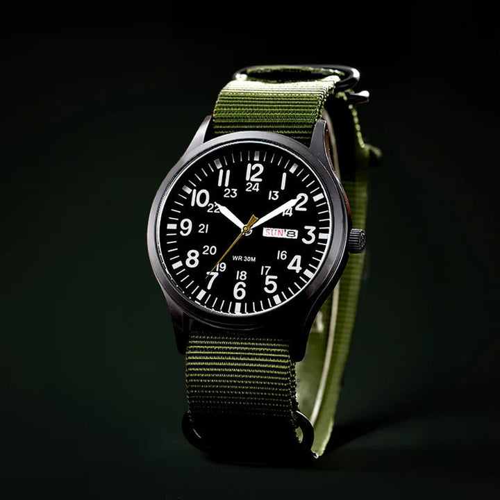 Mens Waterproof Outdoor Watch with Scratch Resistant Case