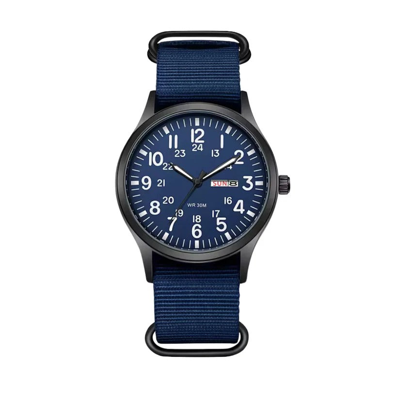 Mens Waterproof Outdoor Watch with Scratch Resistant Case