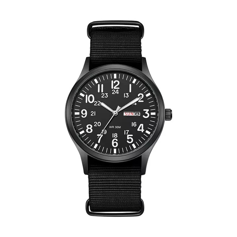 Mens Waterproof Outdoor Watch with Scratch Resistant Case