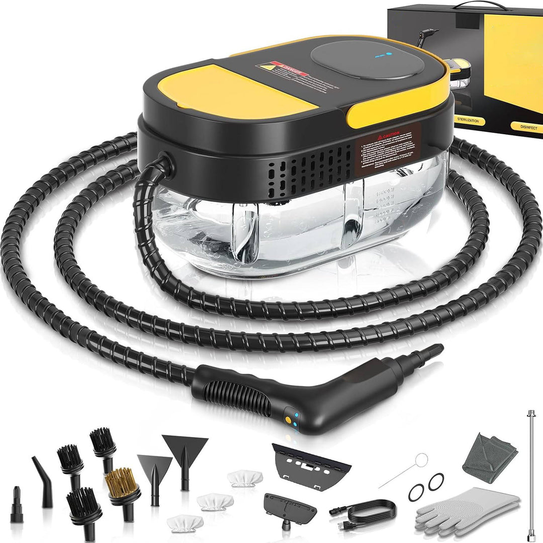 Portable Steam Cleaner for Home, Dirt, Grease, Grout, Tile, Floor, Car