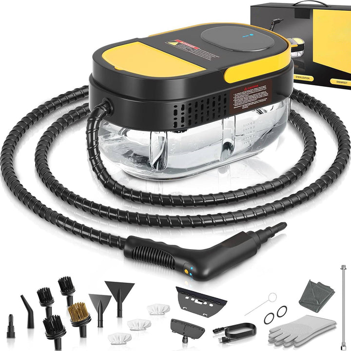 Portable Steam Cleaner for Home, Dirt, Grease, Grout, Tile, Floor, Car