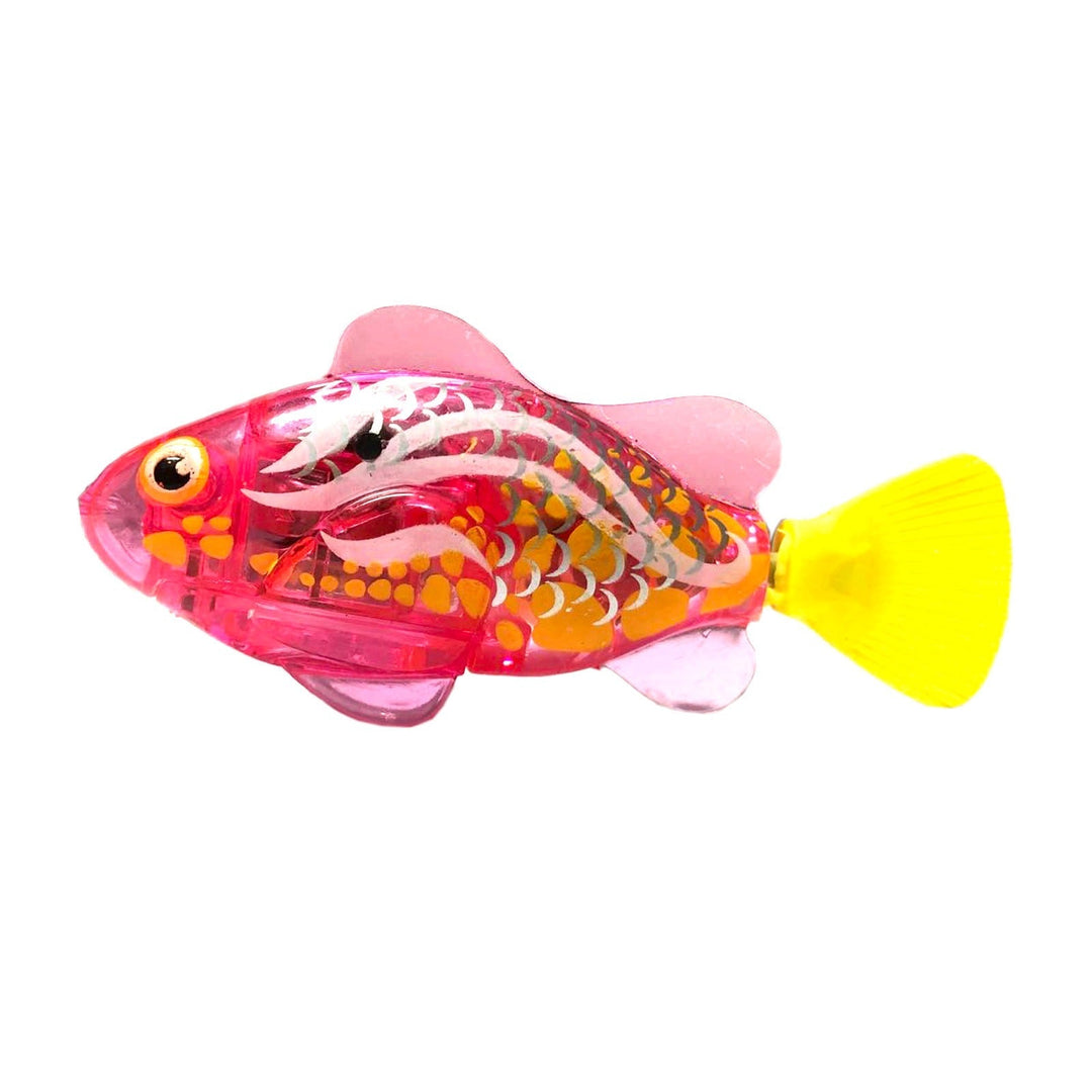 Motion Activated Swimming Fish Cat Toy with Light-Up Lights and Motor Action
