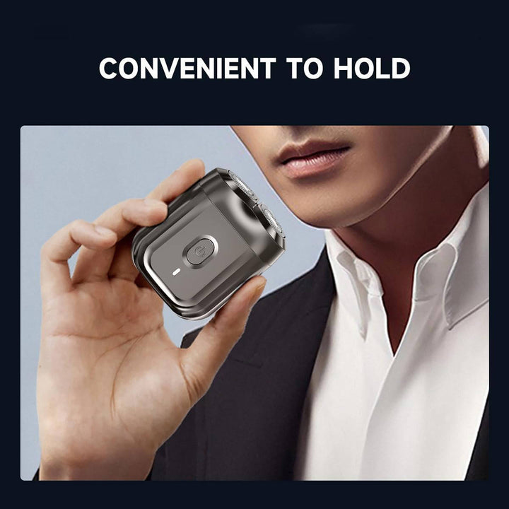 Waterproof Portable Electric Shaver for Men Rotary Razor USB Rechargeable