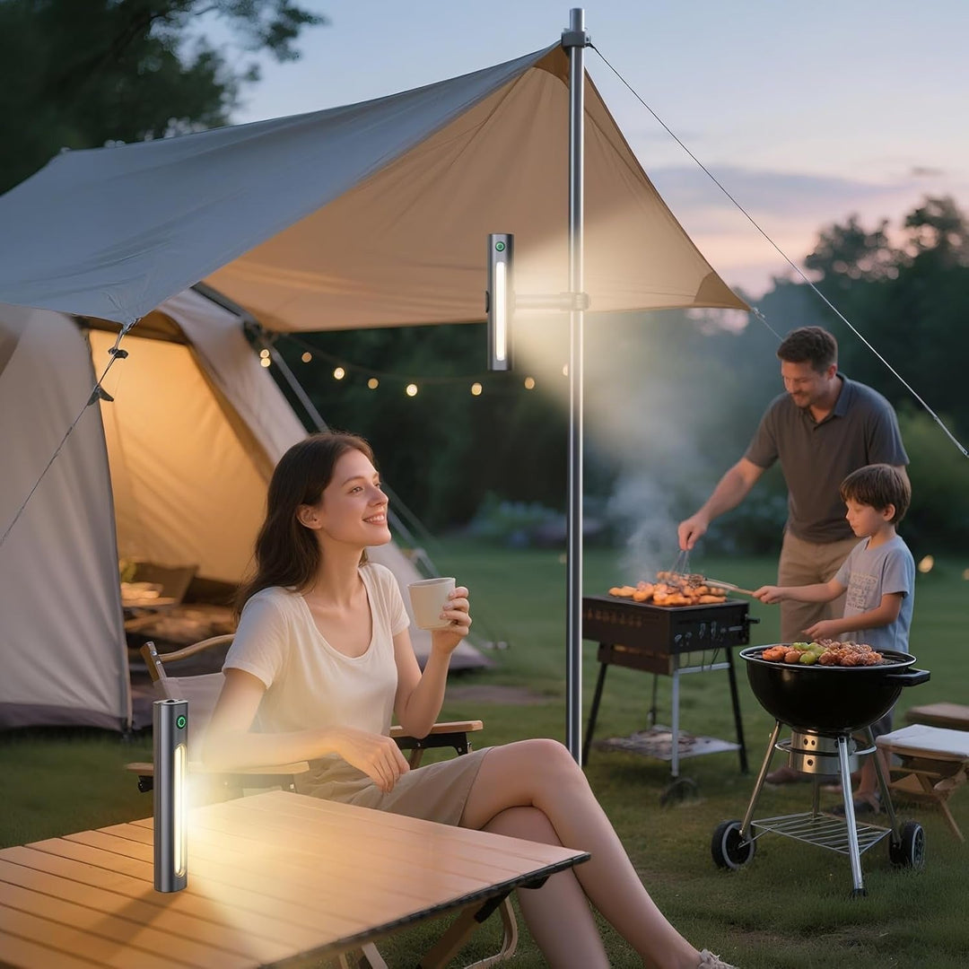 Rechargeable BBQ Grill Light 360 Degree, Magnetic Waterproof USB C Grill Light with 2 Level Brightness for Outdoor Grilling