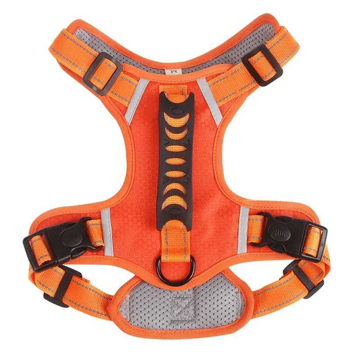 Adjustable Reflective No Pull Dog Harness, Breathable Mesh Saddle Harness for Small to Medium Dogs and Cats