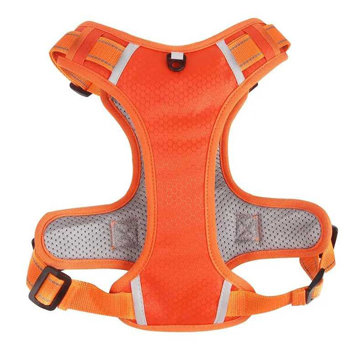 Adjustable Reflective No Pull Dog Harness, Breathable Mesh Saddle Harness for Small to Medium Dogs and Cats