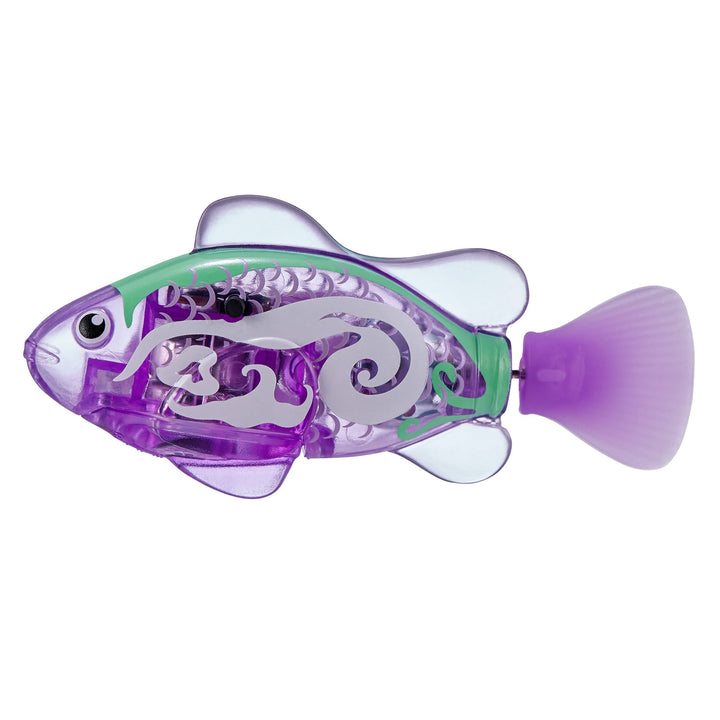 Motion Activated Swimming Fish Cat Toy with Light-Up Lights and Motor Action