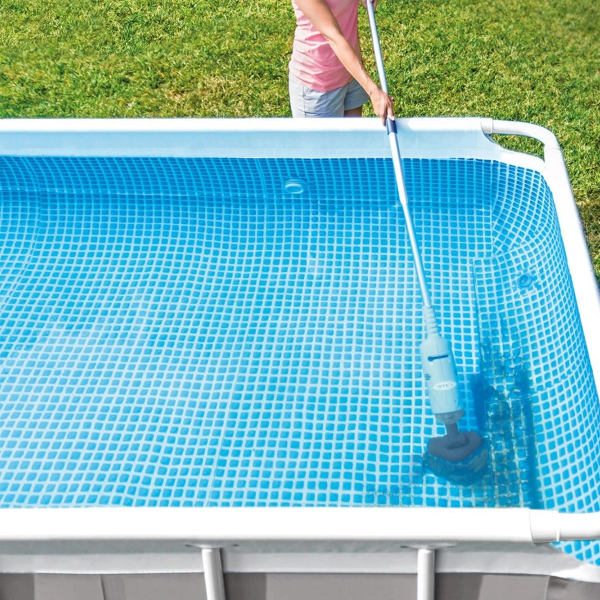 Cordless Handheld Pool Vacuum with Brush Attachments for Above Ground Pools
