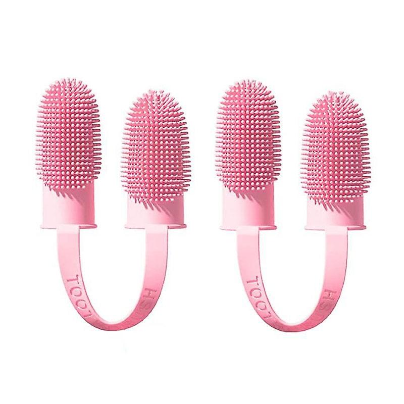 Silicone Finger Toothbrush Set for Dog and Cat Dental Care