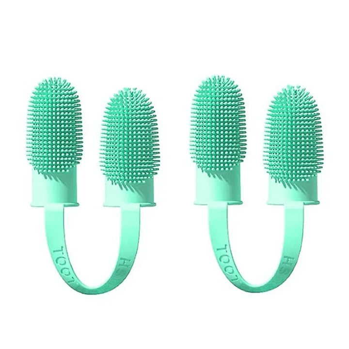 Silicone Finger Toothbrush Set for Dog and Cat Dental Care