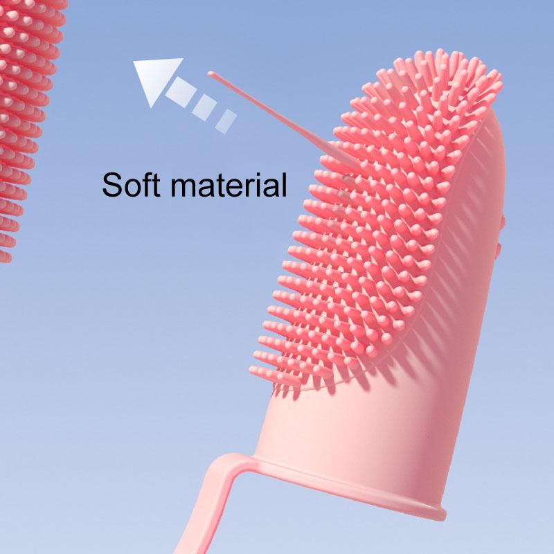 Silicone Finger Toothbrush Set for Dog and Cat Dental Care